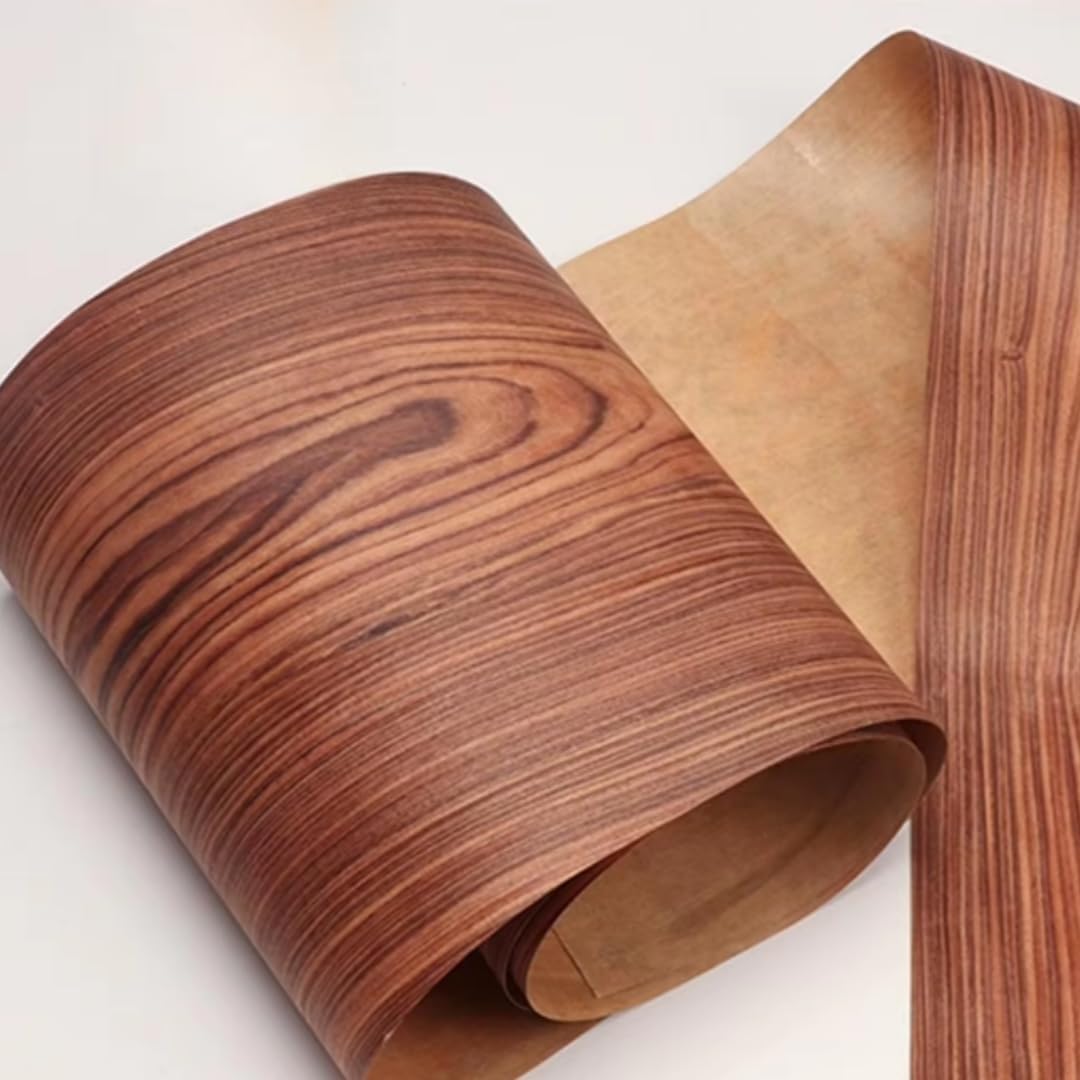 Natural Brazilian Rosewood Veneer Sheets 0.25mm Thick for Furniture and DIY L913663