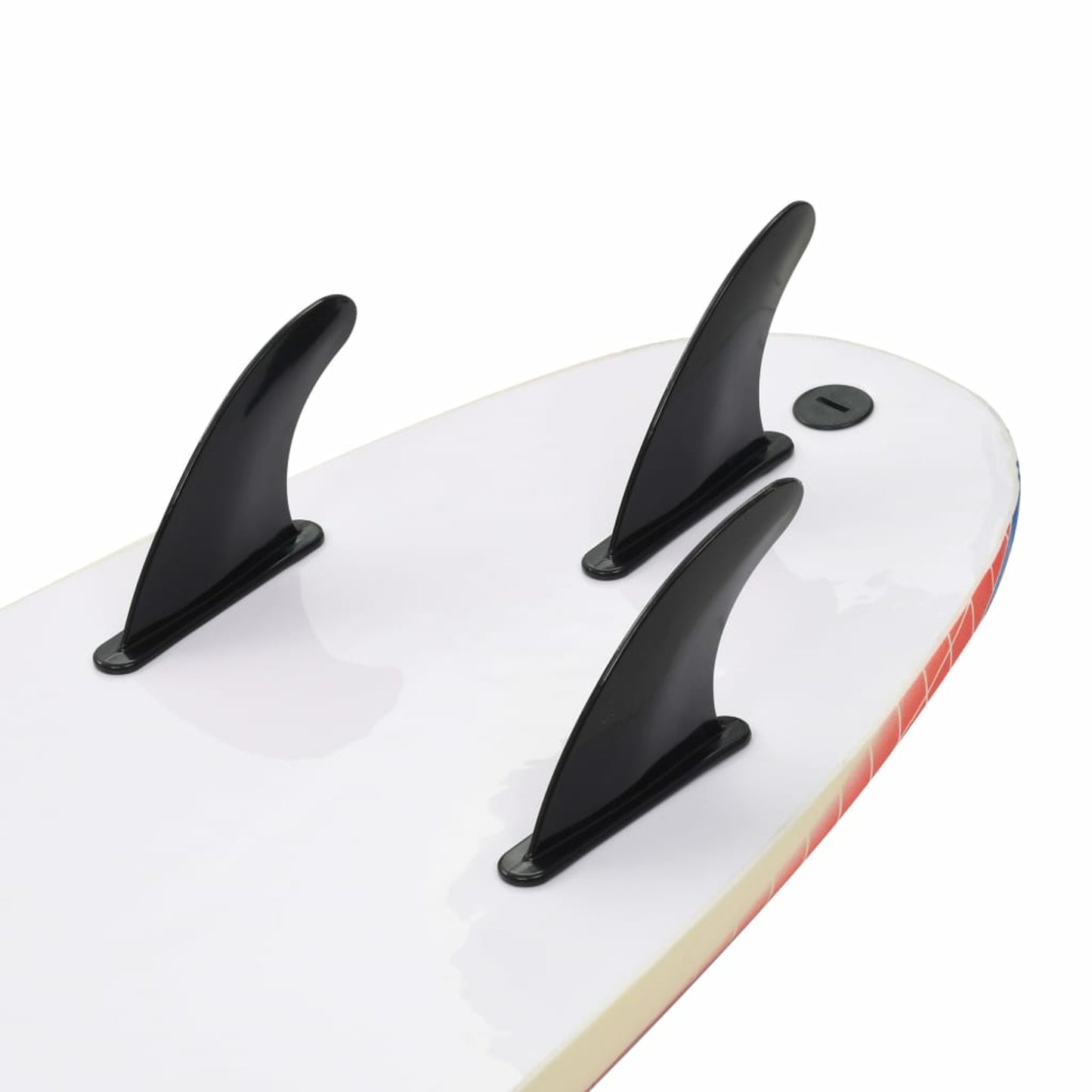 moobody Surfboard with Leash and Plastic Fins for Beginners Z804068