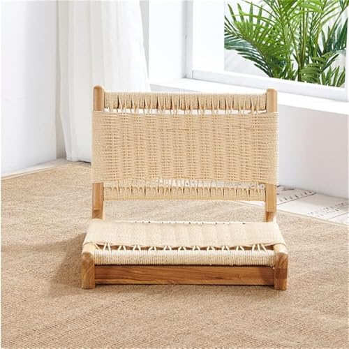 Straw Rattan Tatami Legless Chair Backrest K610415