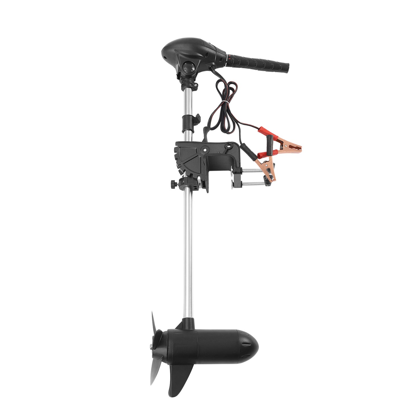 Miumaeov 12V 60lb Electric Trolling Motor with LED Battery Indicator, Transom Mounted S35547