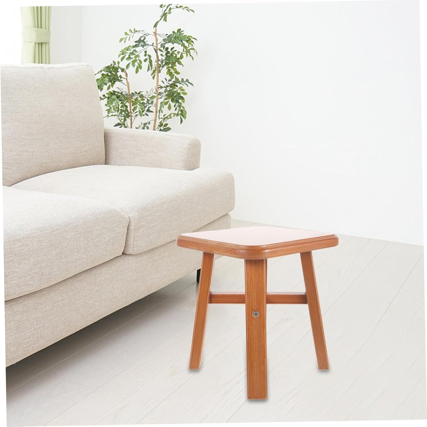 Wood Stool for Home Indoor Sitting and Stepping L447