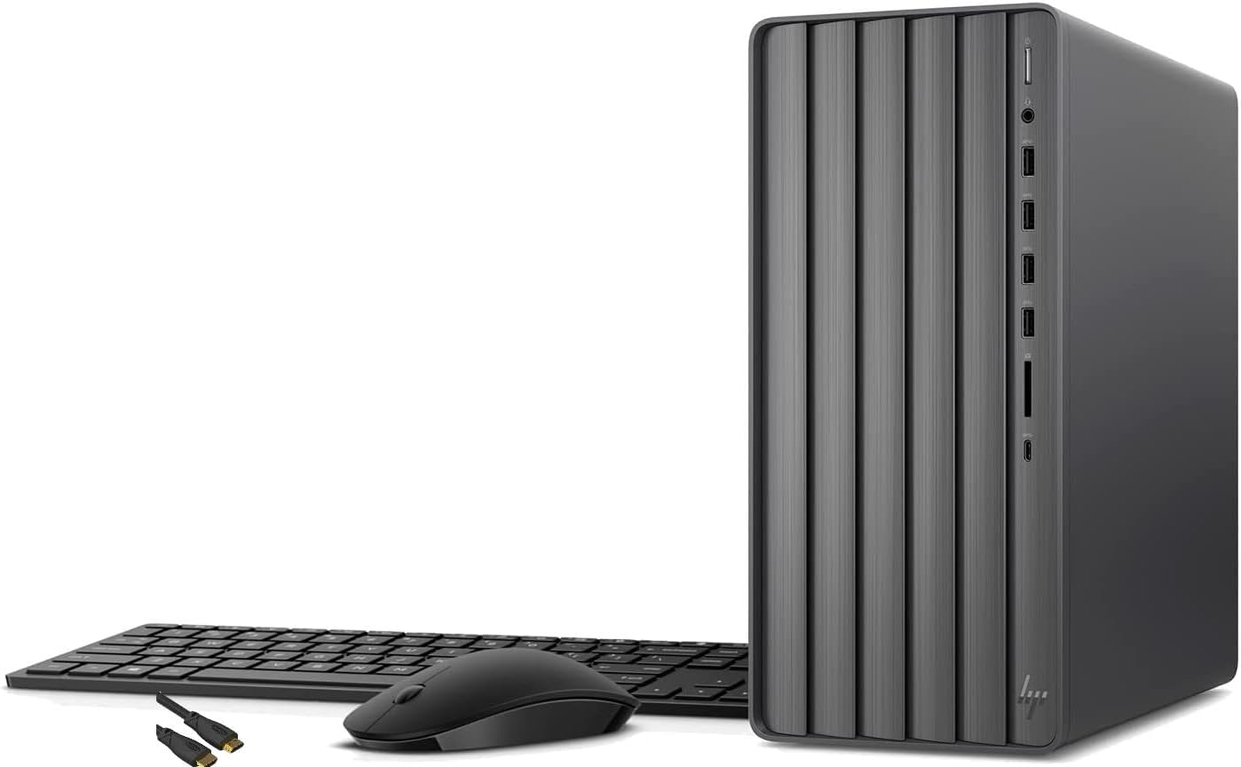 HP Envy Desktop, 12th Gen Intel Core i7-12700, Intel UHD Graphics 770,32GB DDR4 RAM, 1TB SSD + 1TB HDD,Wi-Fi 6, Windows 11 Pro, Wireless keyboard and mouse combo