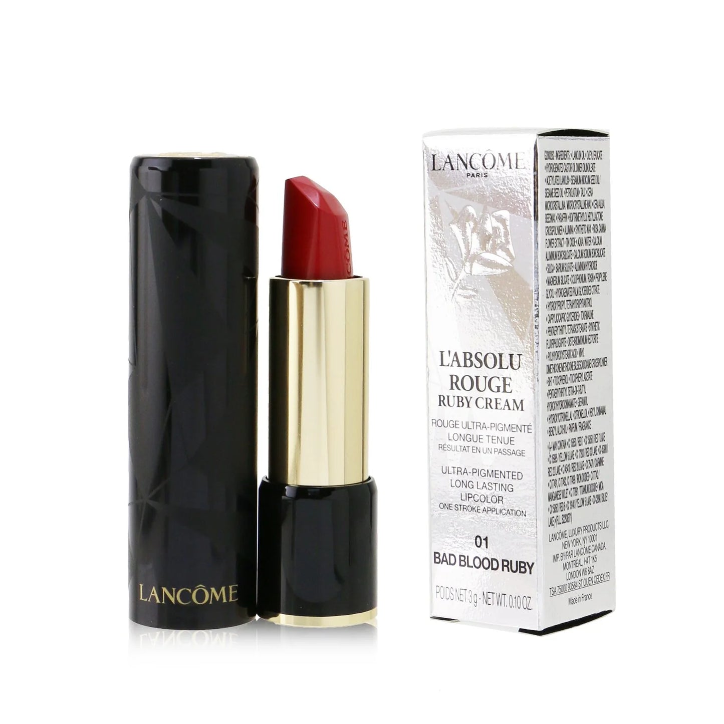 Lancome L'Absolu Rouge Ruby Cream Lipstick - Crimson Flame 3g B232121