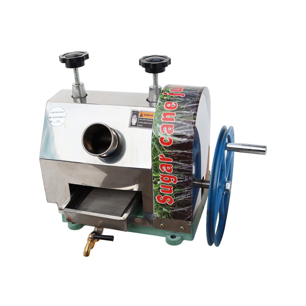 INTSUPERMAI Manual Sugarcane Juicer Machine 3 Rollers Silver N275