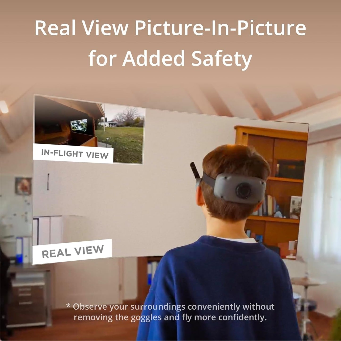 DJI Goggles 3 FPV Drone Goggles with Micro-OLED Screens and O4 HD Video Transmission I758