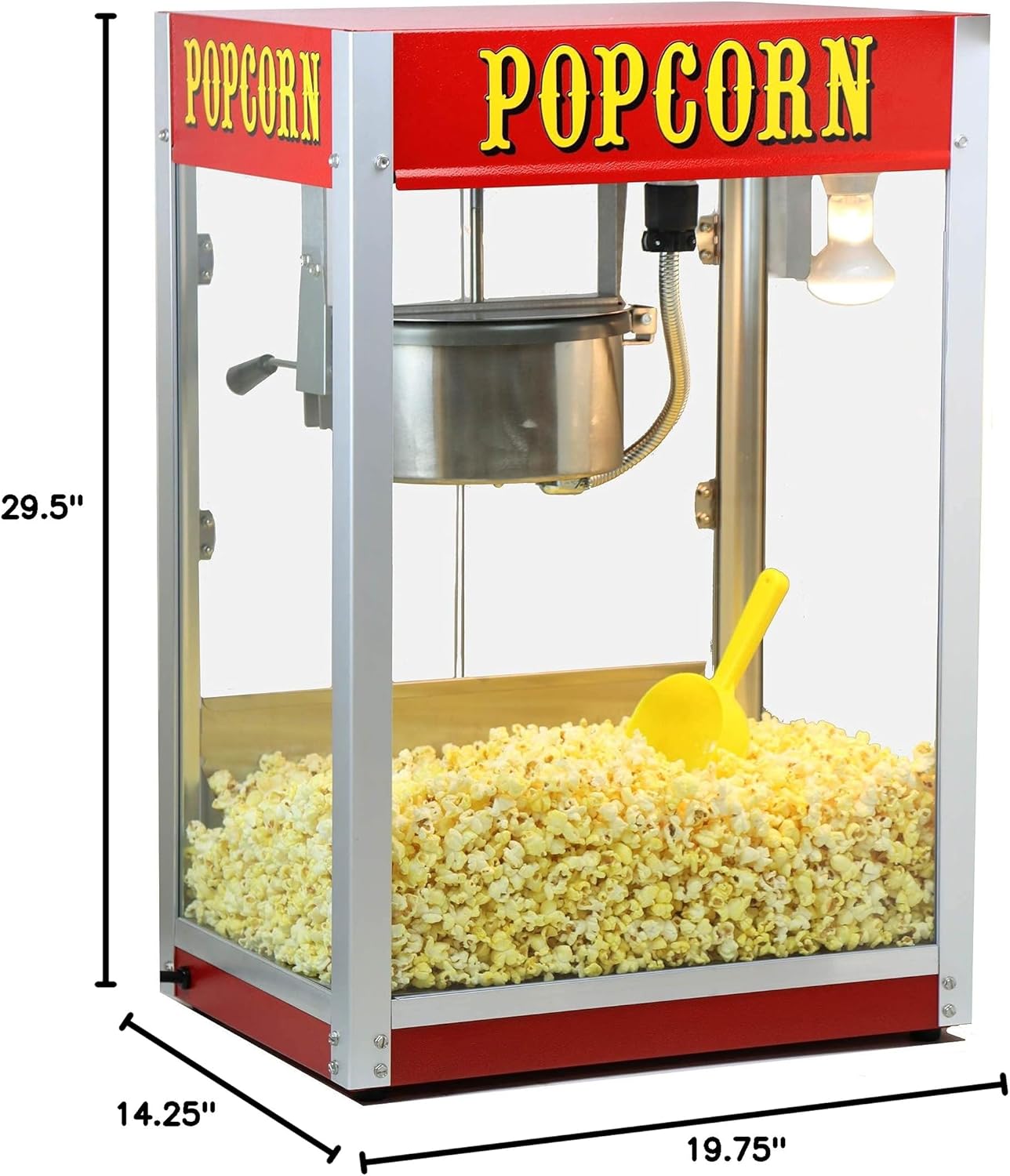 Paragon Theater Pop 8 Ounce Popcorn Machine, Red Z856966