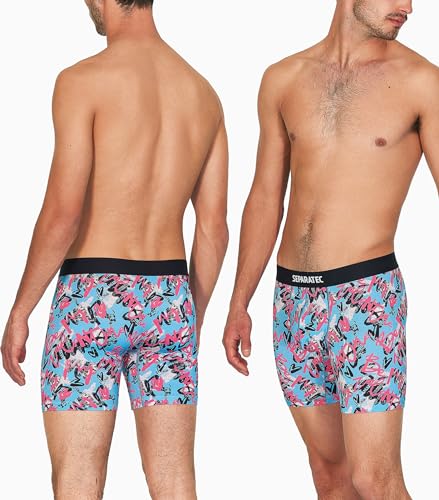 Separatec Men's Boxer Briefs with Dual Pouch Support, 3 Pack P45074