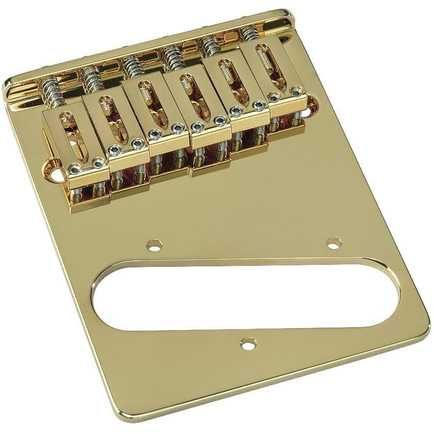 Gotoh 6-Saddle Telecaster Bridge Gold TB_0030-002 Gold