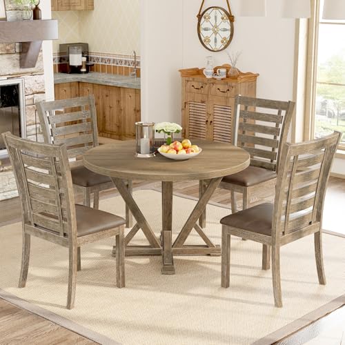 Dolonm Square Dining Table, Farmhouse Rustic Look, Light Brown M2473