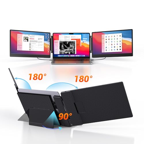 Laptop Screen Extender 15.6" FHD 1080P IPS Triple Portable Monitor S56590