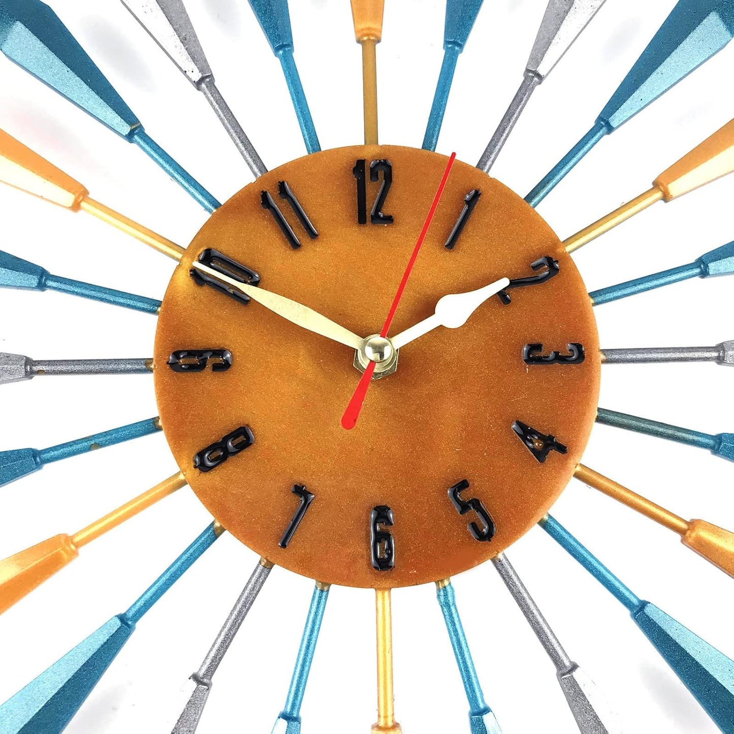 Clock Resin Mold, Arabic Numerals Silicone Mold for Epoxy Casting J853