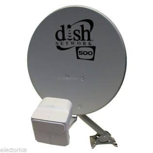 Dish Network Dish 500 u0026 Dishpro Plus Twin Dual LNB Satellite w/ Built in Switch