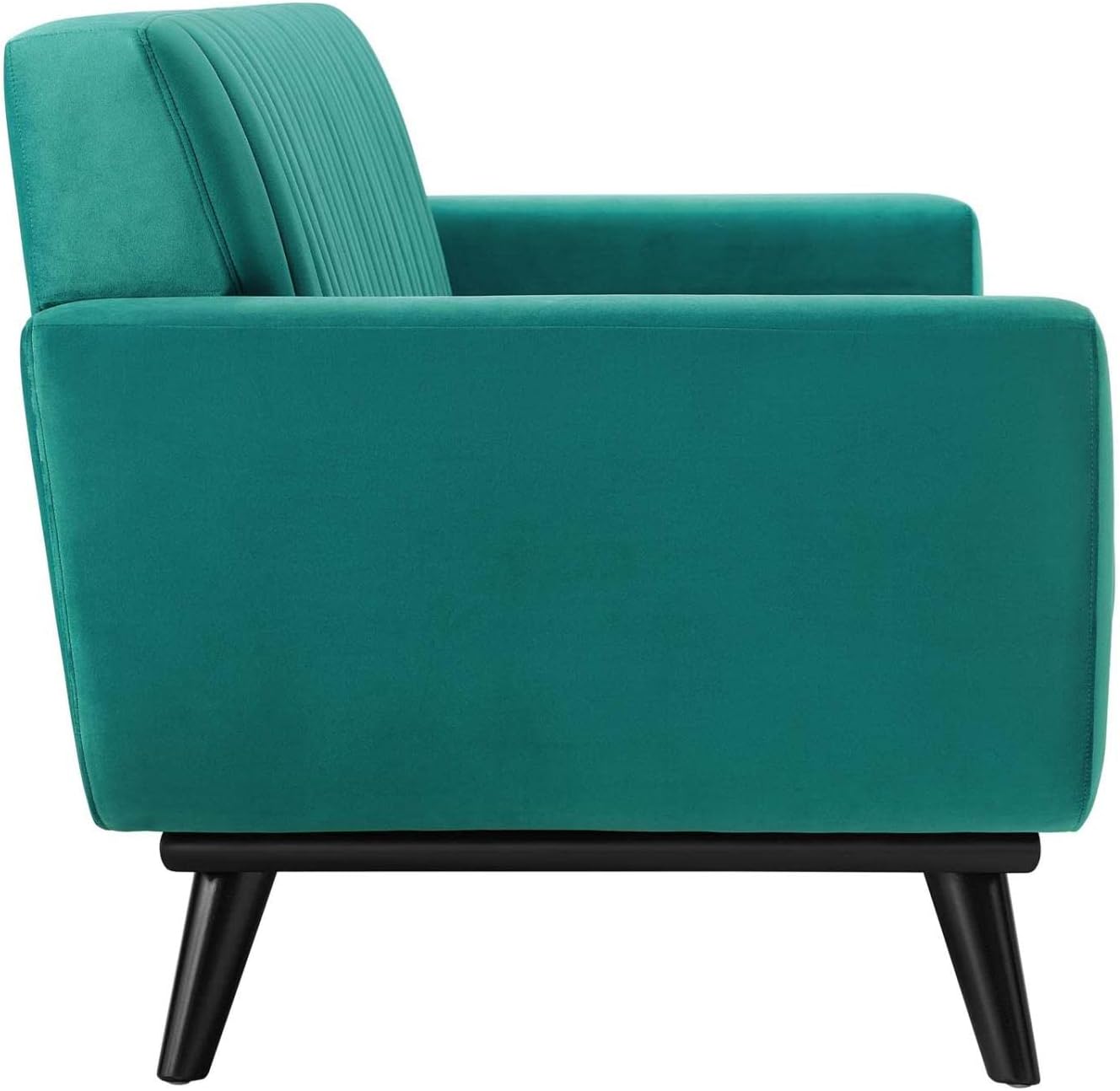 Modway Engage Channel Tufted Velvet Loveseat Teal A82221