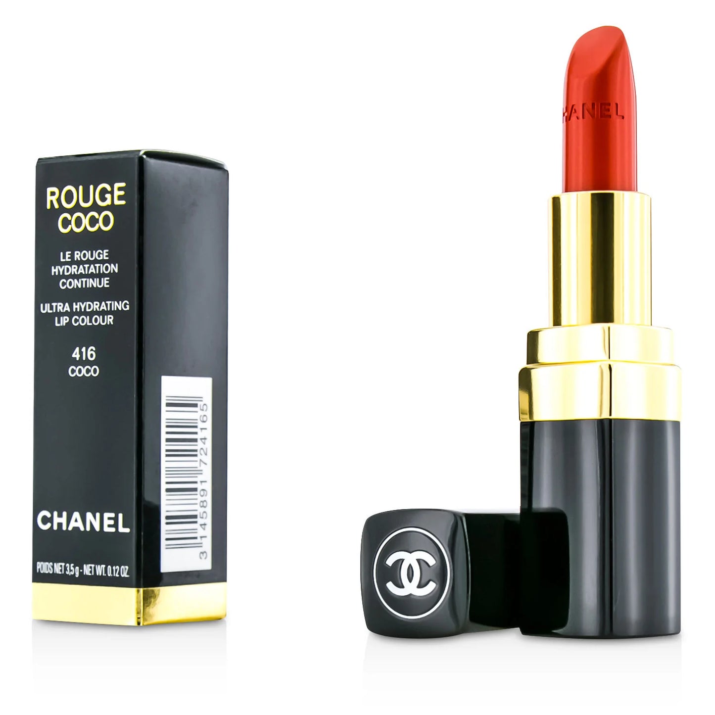 Chanel Rouge Coco Ultra Hydrating Lip Colour 416 Coco 3.5g K106636