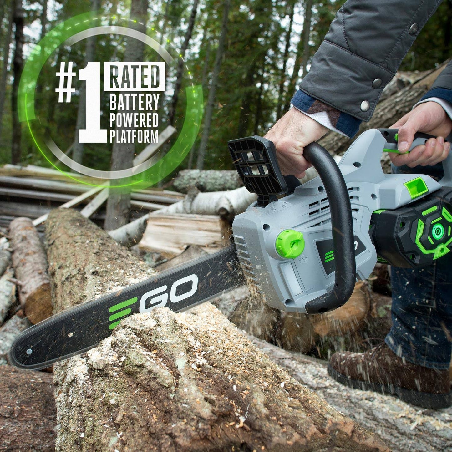 Ego CS1400 14 in. 56-Volt Cordless Chainsaw J47403