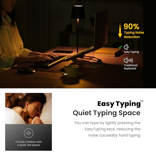 Wireless Keyboard and Mouse Combo, Compact Full Size, 2.4G Ultra-Thin, for Windows PC and Laptop - Blue C3065