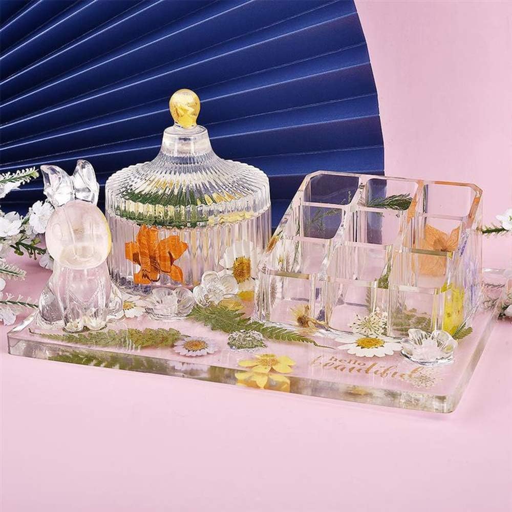 Silicone Tray Molds for Epoxy Resin, Large Casting Mold for DIY Crafts F6697