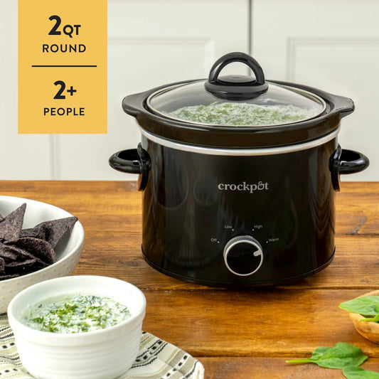 Crock-Pot 2-Quart Classic Slow Cooker, Small Slow Cooker, Black — Product Details — Item Information J3