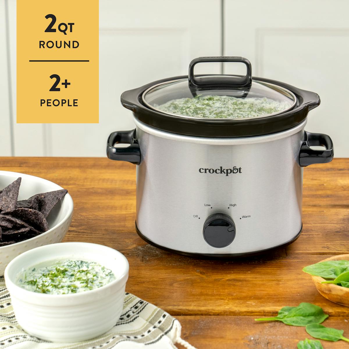 Crock-Pot 2-Quart Classic Slow Cooker, Small Slow Cooker, Stainless Steel | Product Overview — Item Information RU