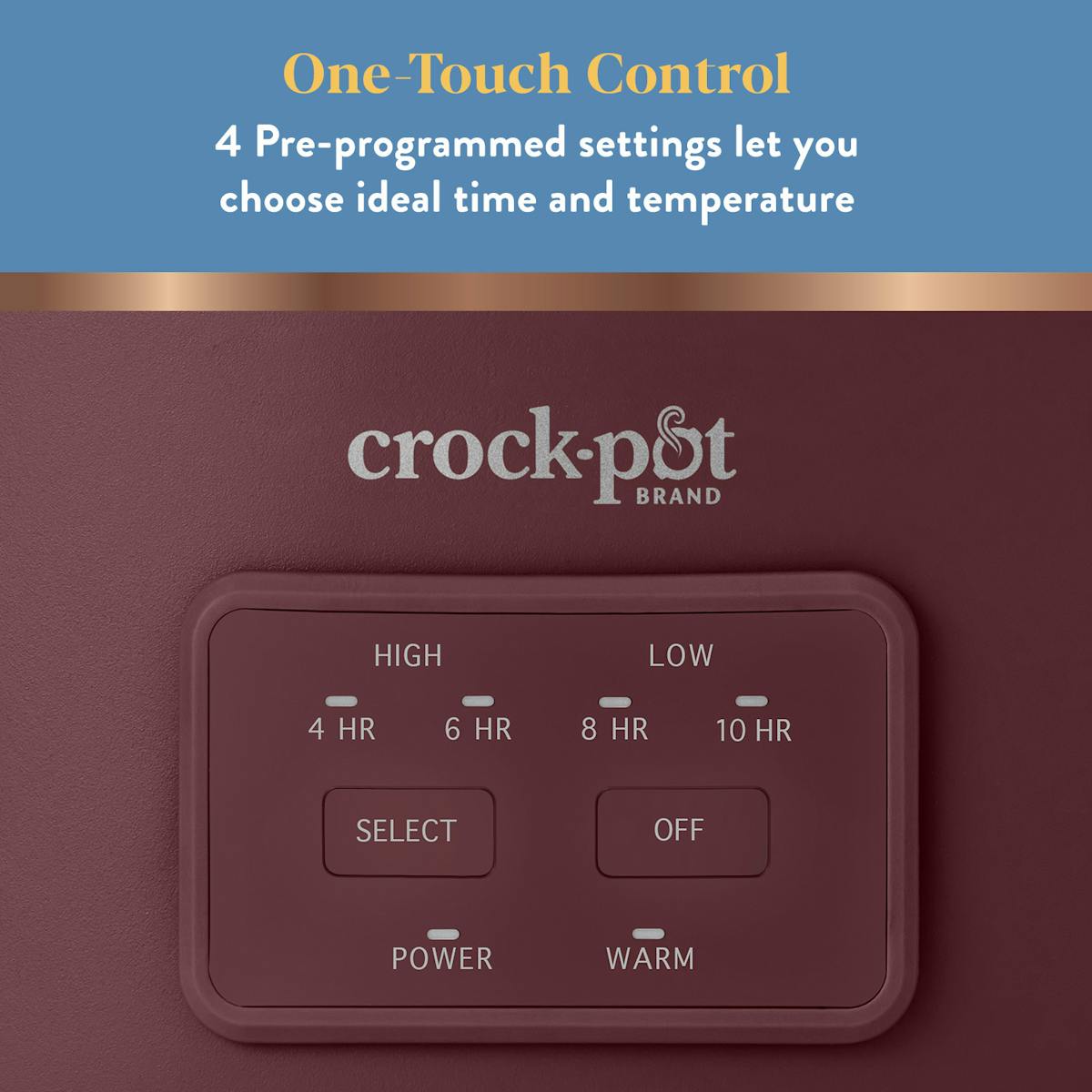 Crock-Pot 6 Qt. Cook & Carry Programmable Slow Cooker, Lambrusco — Product Information | Item Overview RB