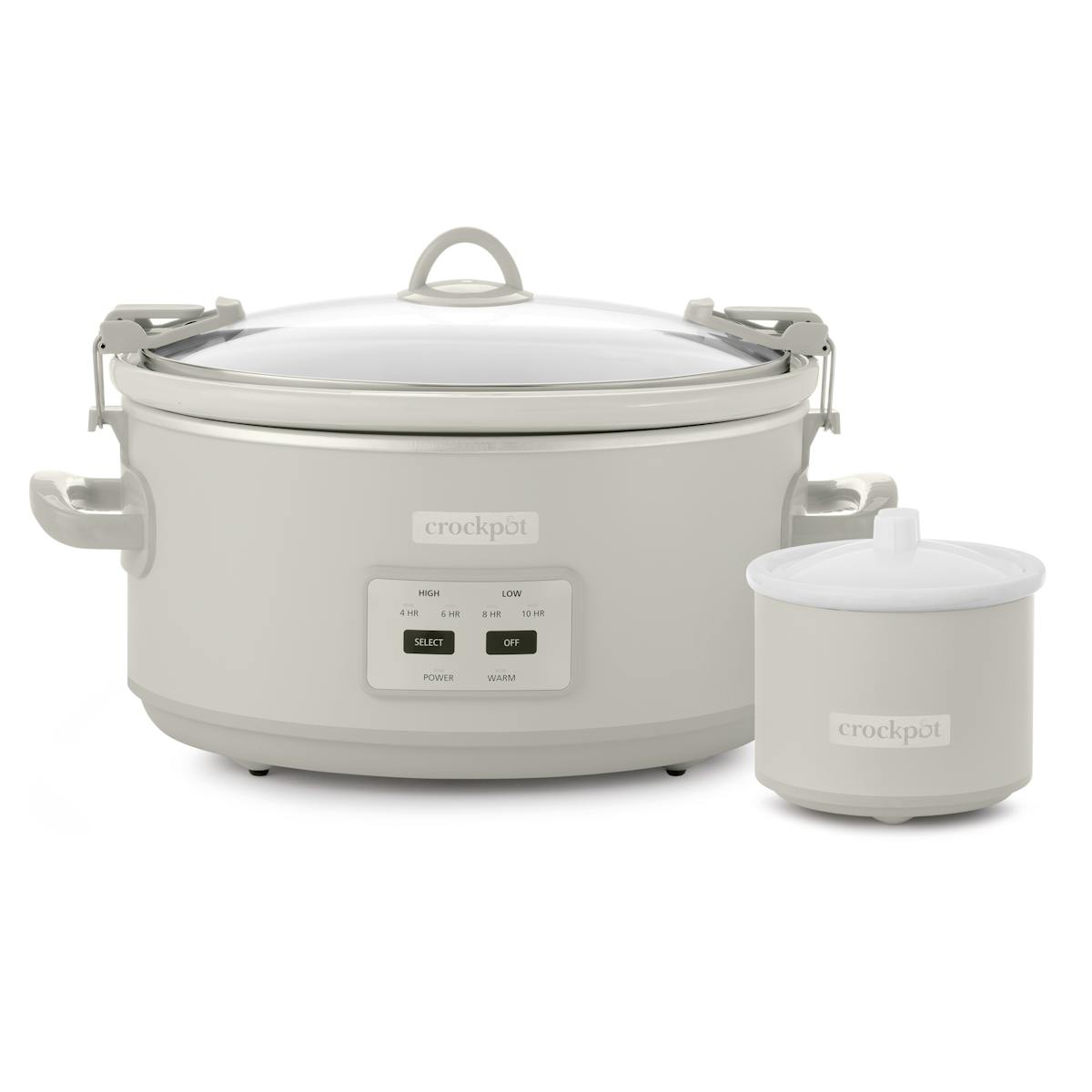 Crock-Pot 7-Quart Cook & Carry Slow Cooker, Mushroom | Item Details | Product Features xo