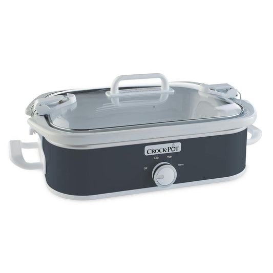 Crock-Pot Manual 3.5-Quart Casserole Crock Slow Cooker, Charcoal | Item Details — Item Information sB