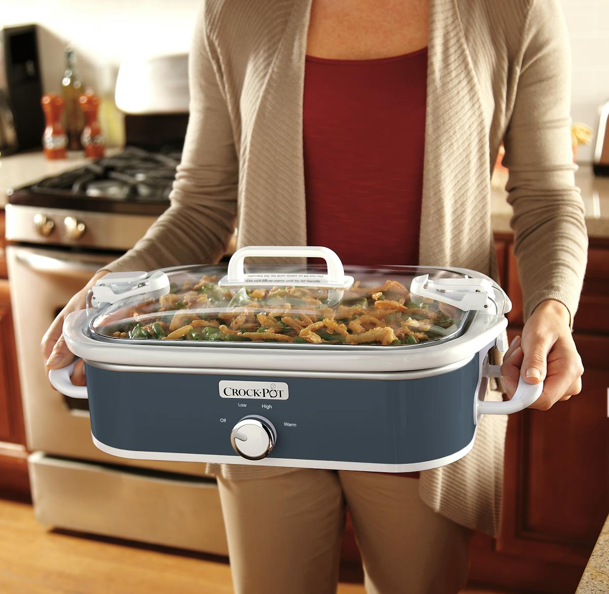 Crock-Pot Manual 3.5-Quart Casserole Crock Slow Cooker, Charcoal | Item Details — Item Information sB