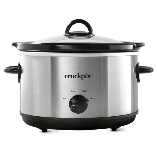 Crock-Pot Manual 4.5-Quart Slow Cooker, Silver — Product Information — Product Facts hR