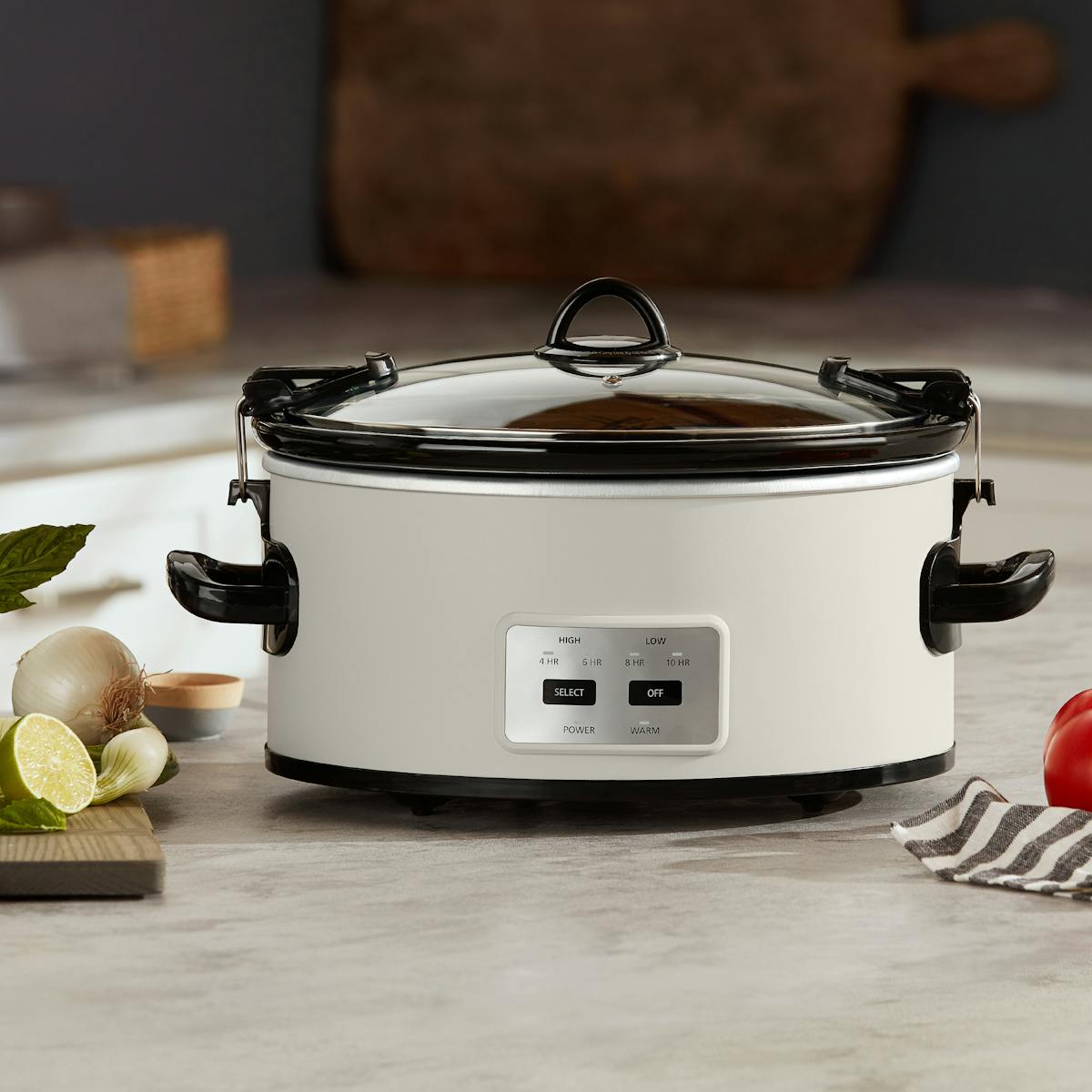 Crock-Pot Manual 6-Quart Cook & Carry Slow Cooker, Silver | Item Details | Product Features iG
