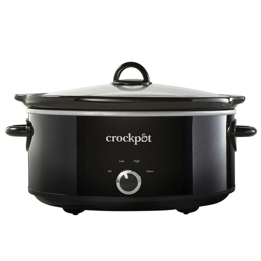 Crock-Pot Manual 7-Quart Slow Cooker, Black | Item Details | Detailed Overview Up