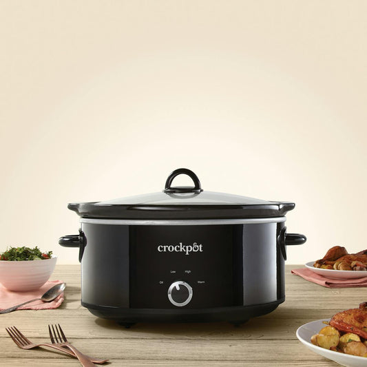 Crock-Pot Manual 7-Quart Slow Cooker, Black | Item Details | Detailed Overview Up