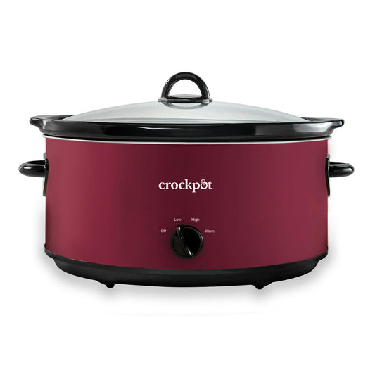 Crock-Pot Manual 8-Quart Slow Cooker, Rhubarb — Product Details — Item Information Tu