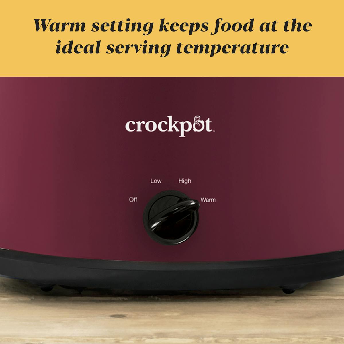 Crock-Pot Manual 8-Quart Slow Cooker, Rhubarb — Product Details — Item Information Tu
