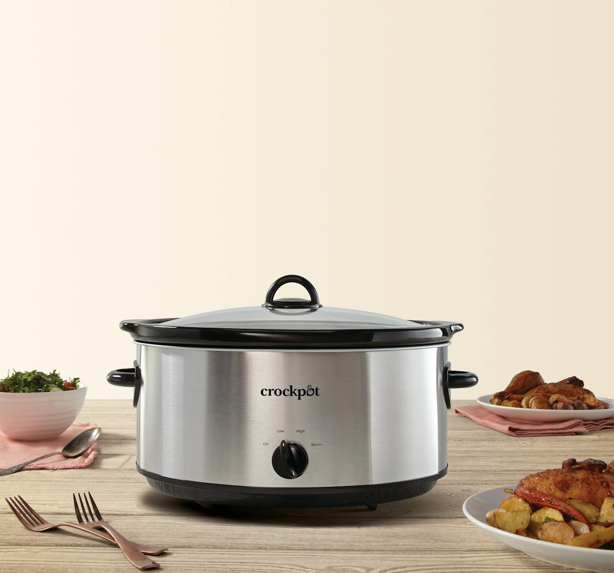 Crock-Pot Manual 8-Quart Slow Cooker, Stainless Steel — Product Information | Item Details VJ