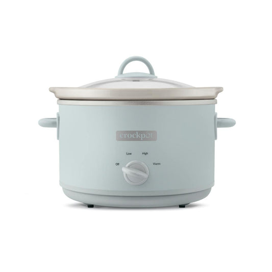 Crock-Pot Manual Design Series 4.5 Quart Slow Cooker, Macaroon Blue | Product Overview | Item Details Hq