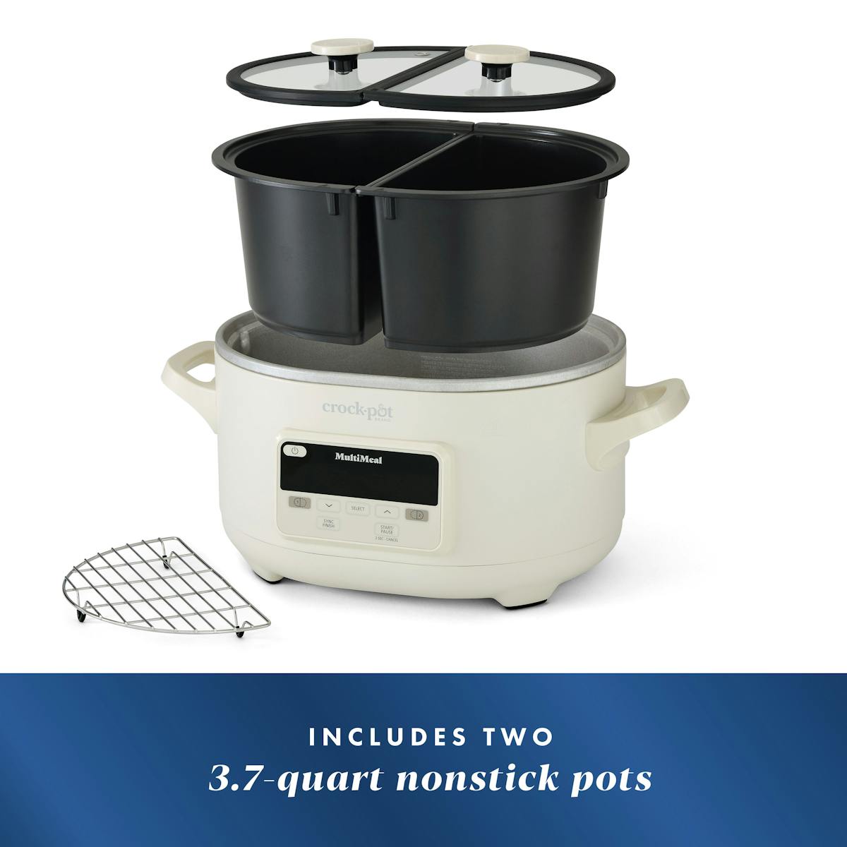 Crock-Pot MultiMeal Multicooker and Programmable Slow Cooker with Bake Function, Oat Milk — Product Information | Item Overview yy