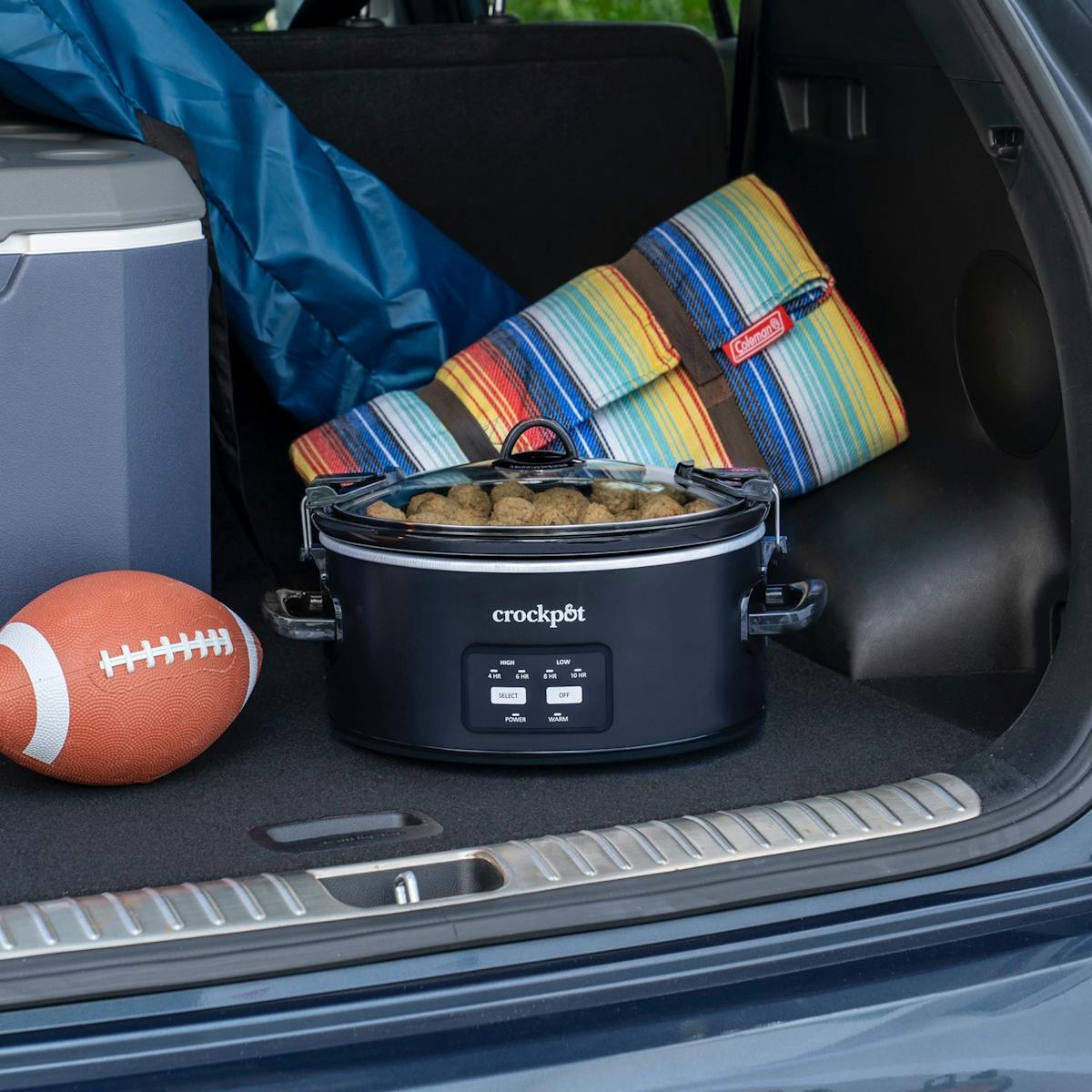 Crock-Pot One-Touch Control 6-Quart Cook & Carry Slow Cooker, Matte Black — Product Information — Item Information oR