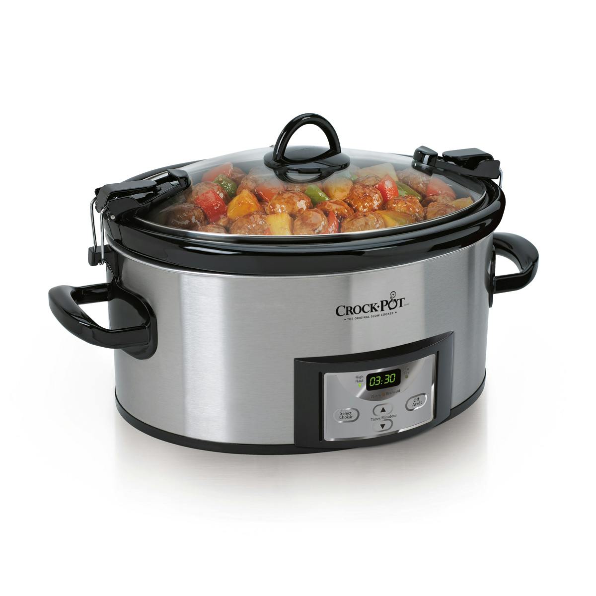 Crock-Pot Programmable 6.0-Quart Cook & Carry Slow Cooker, Stainless Steel — Product Details — Product Details 46
