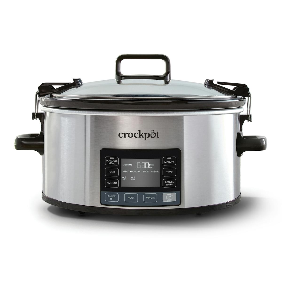 Crock-Pot Programmable 7-Quart MyTime Cook & CarrySlow Cooker, Stainless Steel | Item Details | Product Overview Ff