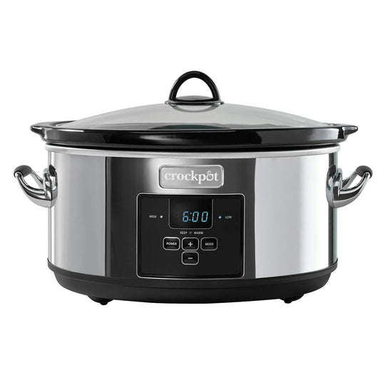 Crock-Pot Programmable 7-Quart Slow Cooker, Platinum | Item Details | Detailed Overview do