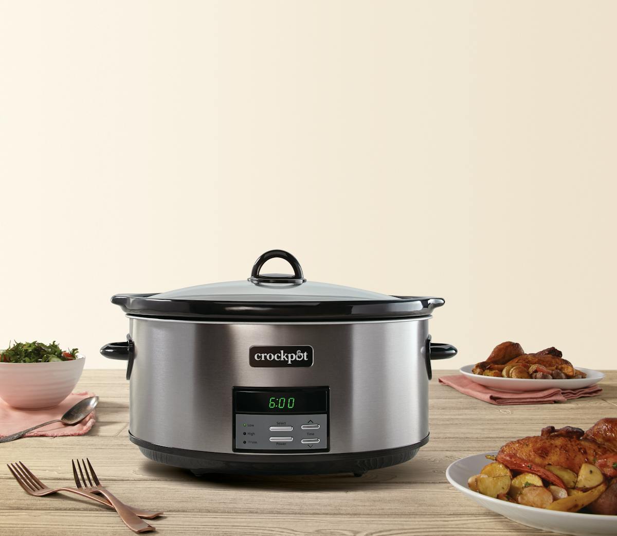Crock-Pot Programmable 8-Quart Slow Cooker, Black Stainless Collection — Product Details | Detailed Overview Iq