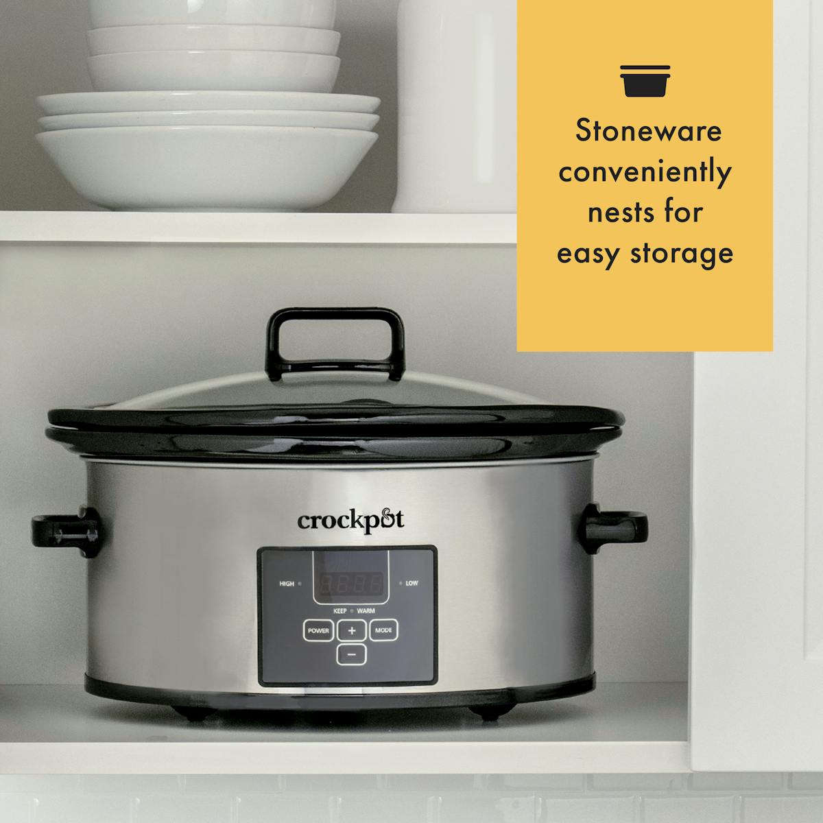Crock-Pot Programmable Choose-a-Crock Slow Cooker, Stainless Steel — Product Information — Item Information Me
