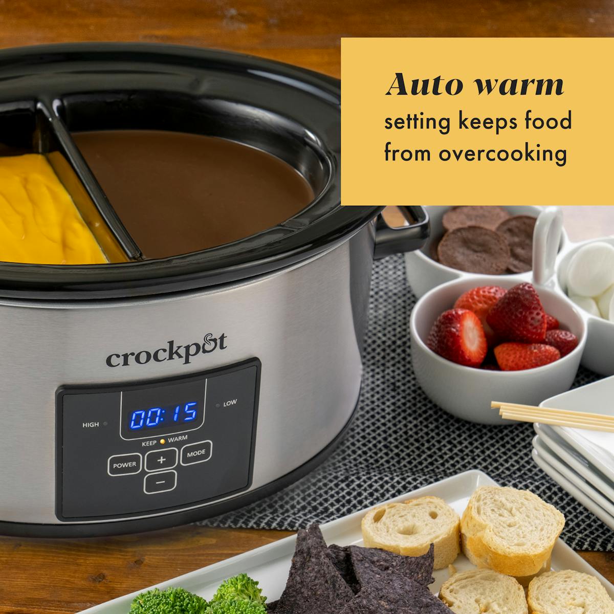 Crock-Pot Programmable Choose-a-Crock Slow Cooker, Stainless Steel — Product Information — Item Information Me